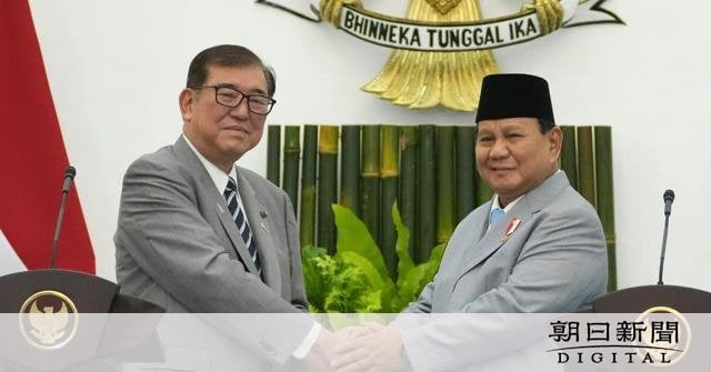 石破首相、インドネシア大統領と会談　警備艇の供与など安保連携強化