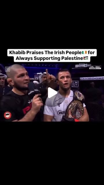 Khabib Nurmagomedovはアイルランドを愛しています