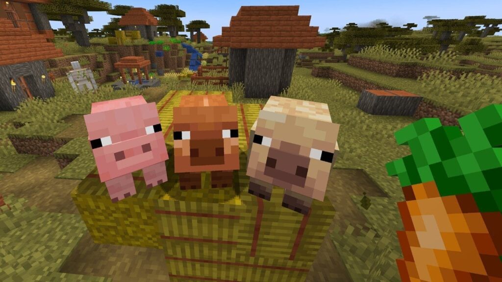 『マインクラフト』最新スナップショットで「新種のブタ」など新要素いろいろ実装。おなじみのピンク色じゃない、色とりどりのブタさんが新登場