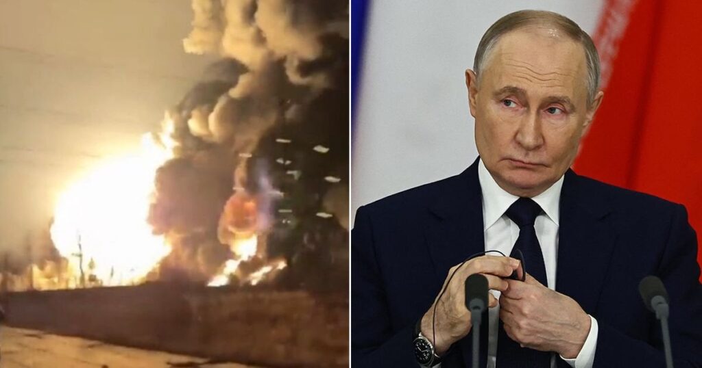 ウクライナがロシアに大きな攻撃を開始すると、クレムリンに深夜のダッシュで見られたプーチン