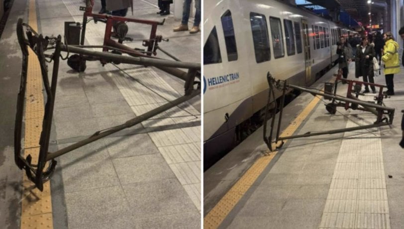 空港駅で発生したサバーバン重大インシデント パンタグラフが破損しホーム上に転落 |アテネの交通機関