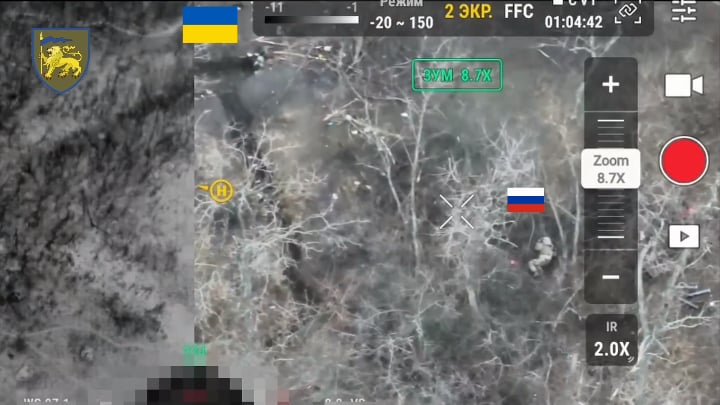 ウクライナ兵、塹壕に飛び込んだロシア兵を撃破（フルビデオ）