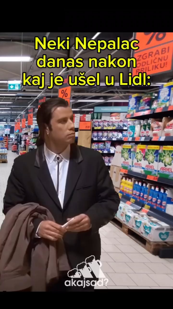 KajUšelULidlの後の今日のネパラー