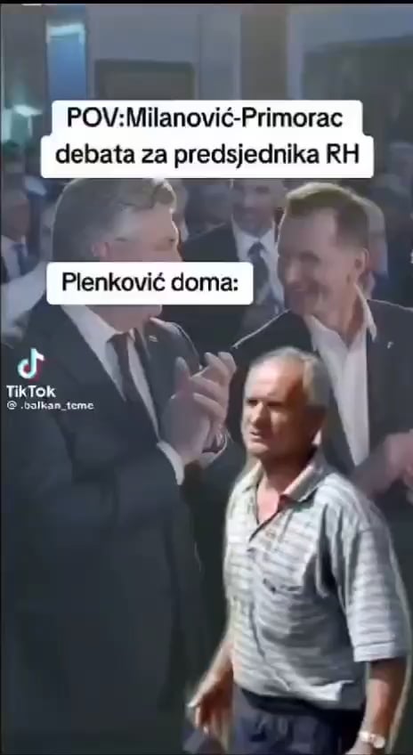 POV: ミラノビッチ - クロアチア共和国大統領選のプリモラツ討論会