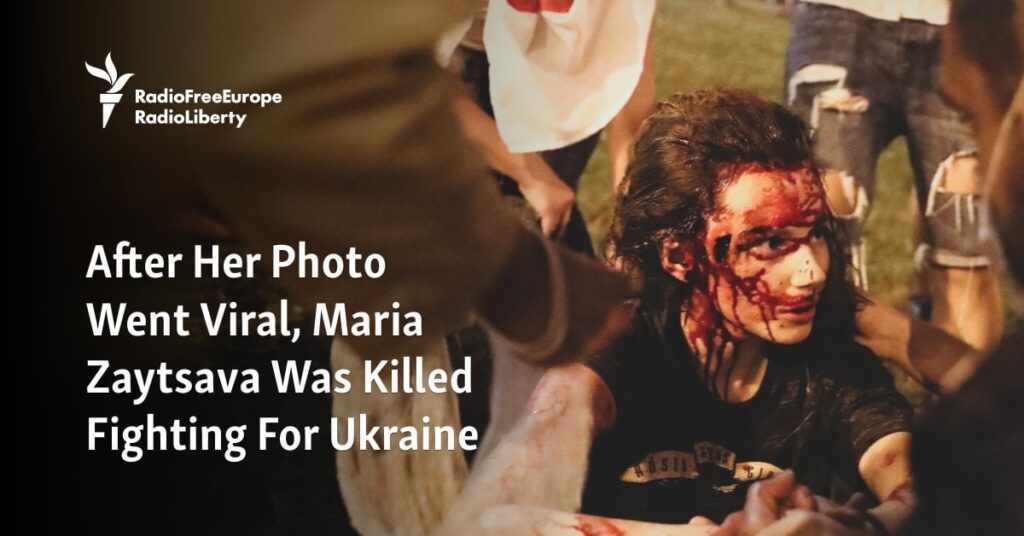 彼女の写真が拡散した後、マリア・ザイツァワはウクライナのために戦って殺された：2020年8月のマリア・ザイツァワの写真 ミンスクの抗議活動は拡散し、ベラルーシの治安部隊の残虐行為の象徴となった。彼女がウクライナの外人部隊に入隊したのは、ベラルーシの自由を望んでいたからだ。