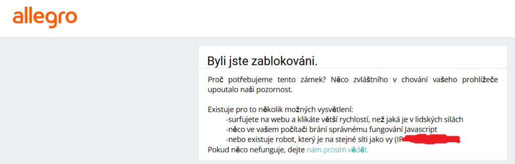 czc.cz にアクセスしようとすると