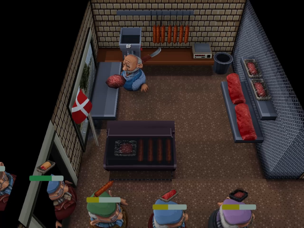 ヘルジュに関するゲーム。ランゲスコフの邪悪な肉屋