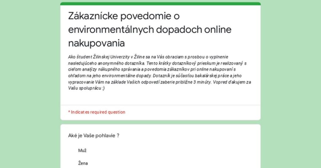 [All][3m]  Slovakの顧客に対する環境意識