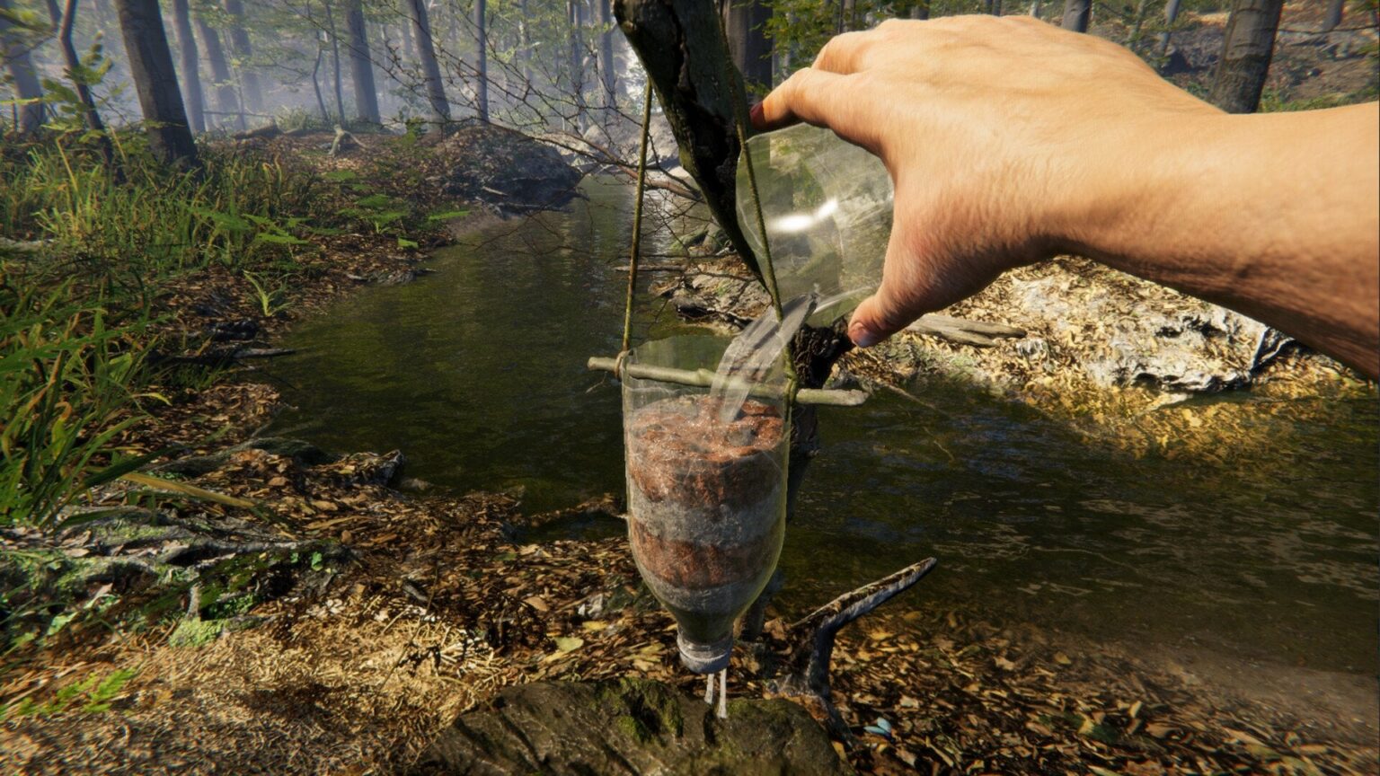 ブッシュクラフトのテクニックを駆使し，大自然を生き抜くシム「Bushcraft Simulator」