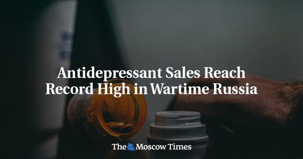 戦時中のロシアで抗うつ剤の売上高が過去最高に達