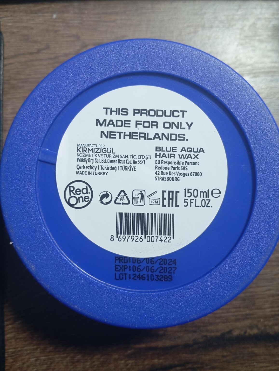 このヘアジェルはモロッコで購入したのですが、なぜオランダ限定なのですか?何が違うのですか？