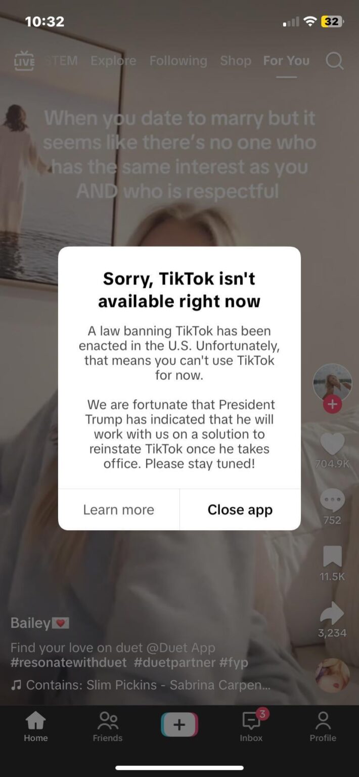 米国ではTikTokが撃墜され、実質的にトランプ大統領に好意を示した