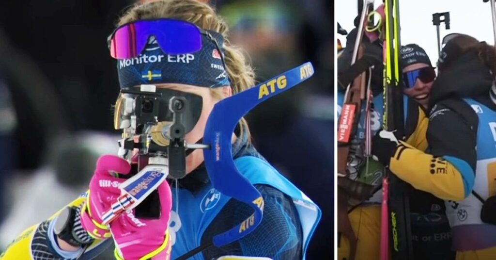 バイアスロン：スウェーデンが震えながら混合リレーで優勝「時間通りに」