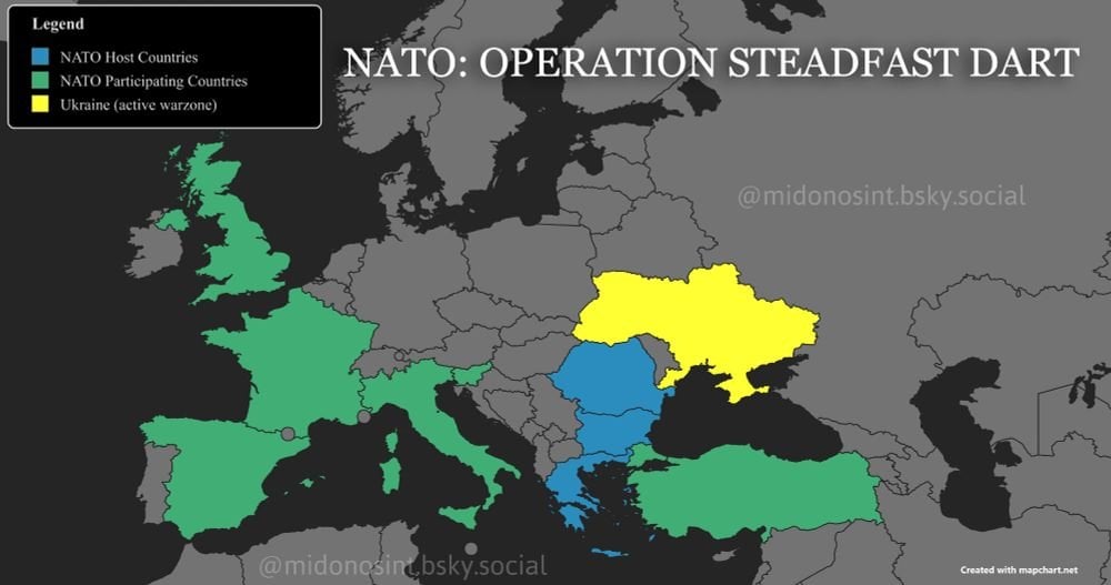 NATOは「ステッドファスト・ダート作戦」の名の下、東欧で防衛演習を開始。それは、理論上の「緊急紛争シナリオ」に対する防御におけるNATO軍の迅速な展開をシミュレートすることになる。 10,000人以上の人員が連合軍シミュレーションに参加