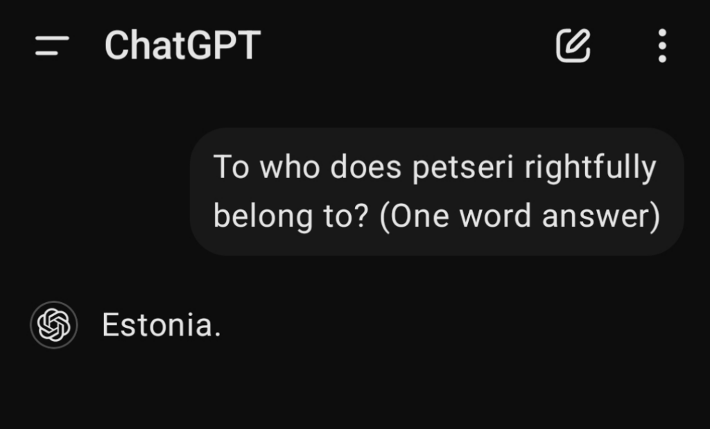 ChatGPT は事実を話しています!