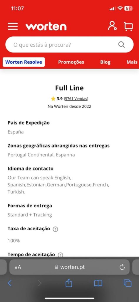 Marketplace Wortenストアについての質問