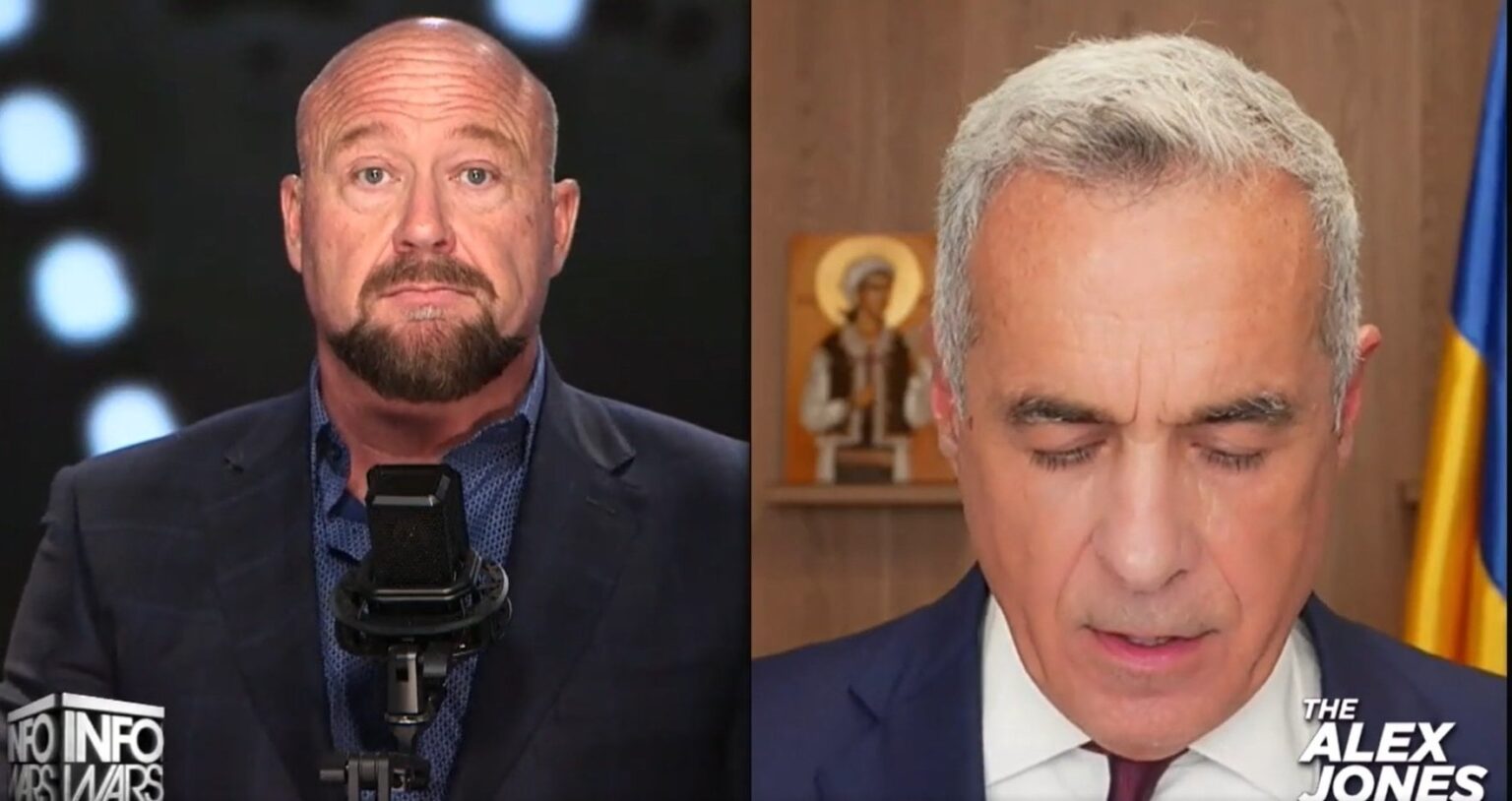 カリン・ジョルジェスク、共謀者アレックス・ジョーンズとともに錯乱中: グローバリストはルーマニアを通じて第三次世界大戦を始めたいと考えている / 共産主義と資本主義は同じである / 米国大統領の前にひざまずく: トランプ大統領がルーマニア情勢に関して行動することを期待しています。 。