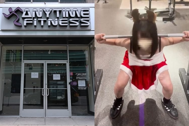 《丸出しサンタコスで若い女性がトレーニング》24時間ジム内で過激な動画を撮影してSNSに投稿…『エ□タイムフィットネス』は「強い憤りを覚えます」「然るべき対応を行っていきます」と回答