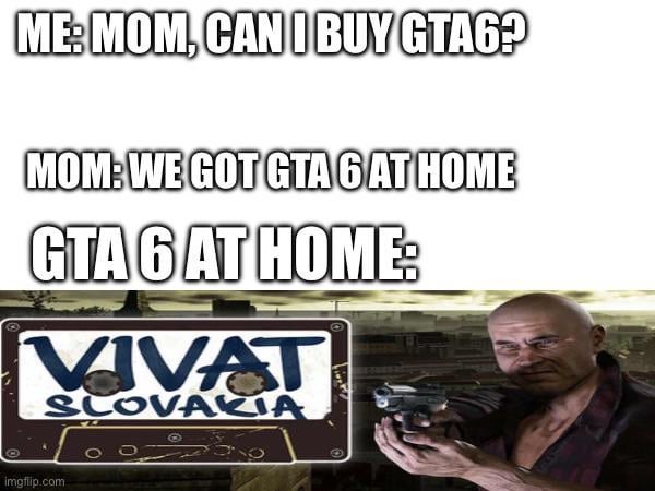 自宅とスロバキアでのGTA 6