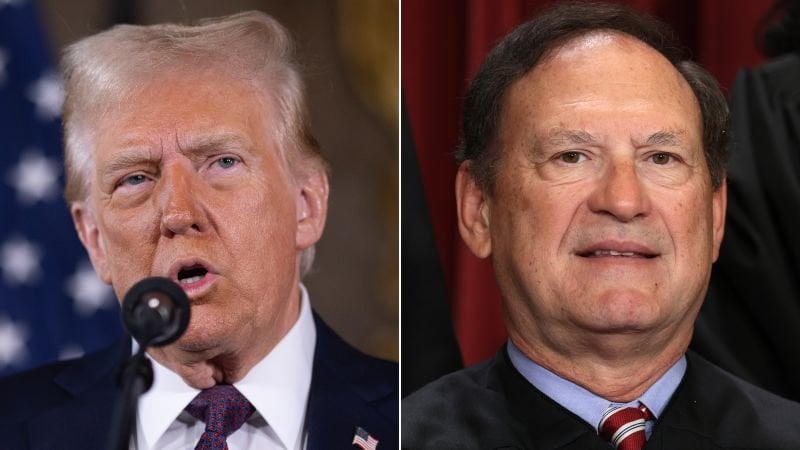 アリト氏は次期大統領が最高裁判所に判決延期を要請する前にトランプ氏と会談した。
