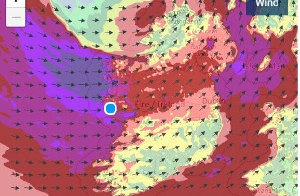 エオウィンがアイルランドを席巻し、風速記録が破られる
