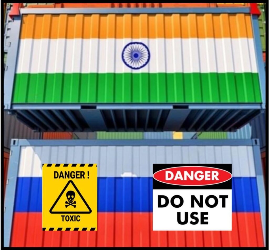 米国とEUの制裁チームはインドの対ロシア輸出業者に対し、口座や資産の凍結、輸出禁止などの制裁を回避するために製品を慎重に評価するよう勧告した。特に、ウクライナとの戦争で分解されて軍事目的に使用される可能性のある部品を含む輸出も制裁される可能性がある。