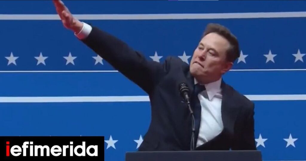 マスク氏、トランプ大統領就任式でナチス式敬礼