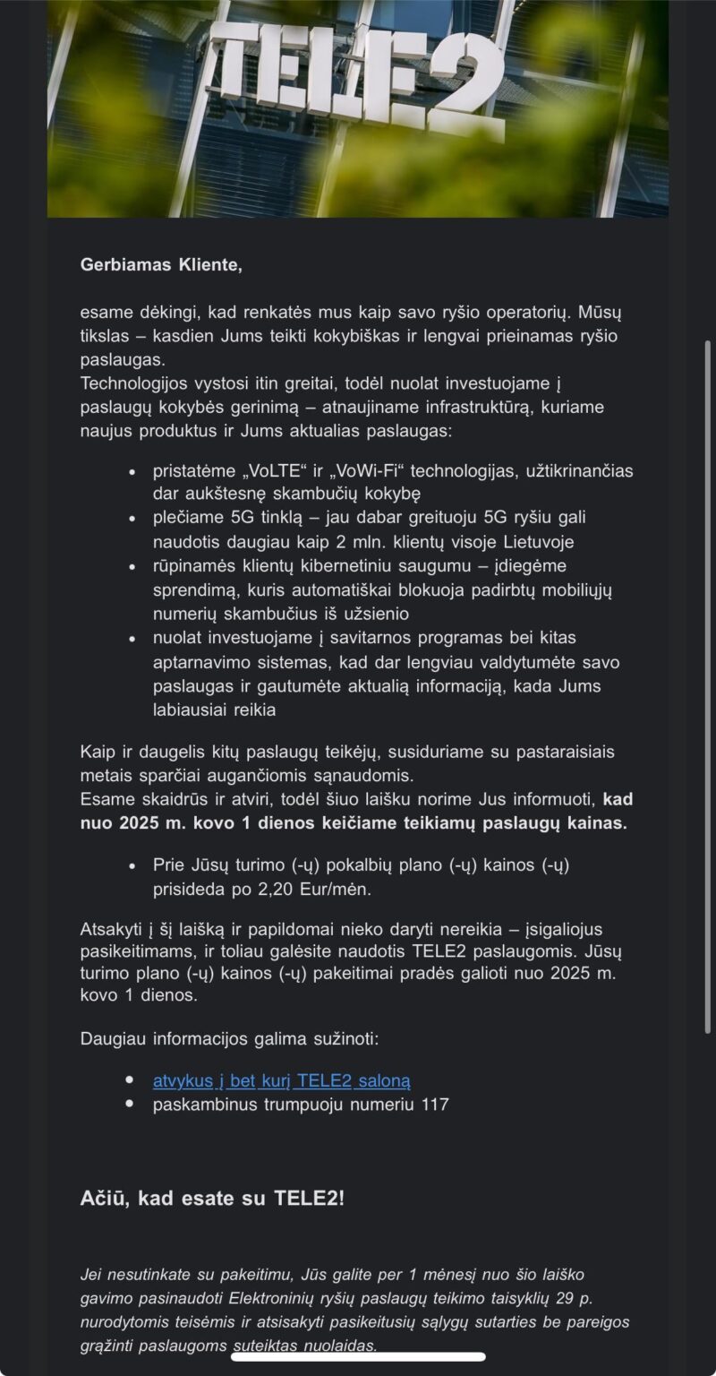 Tele2 Kainu Kelimas