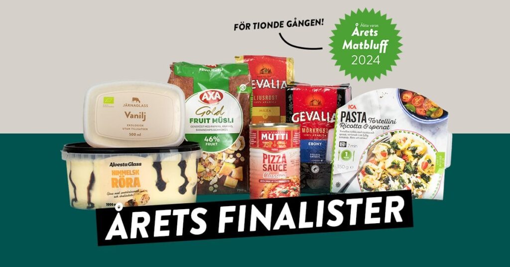 今年の食品詐欺に投票してください - 本物のスウェーデンになりましょう