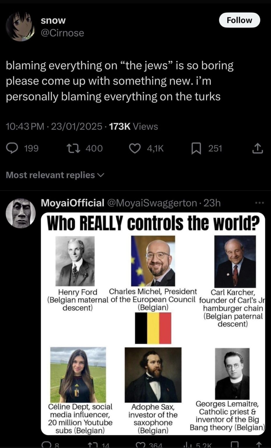 誰が世界を運営していますか？ 🇧🇪私たち