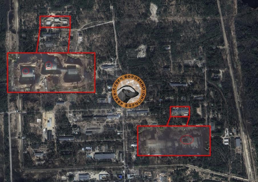 サイバーボロシュノが公開した衛星画像は、最近のウクライナ攻撃でブリャンスクにあるロシアの化学工場の生産棟3棟が攻撃を受けたことを示している。