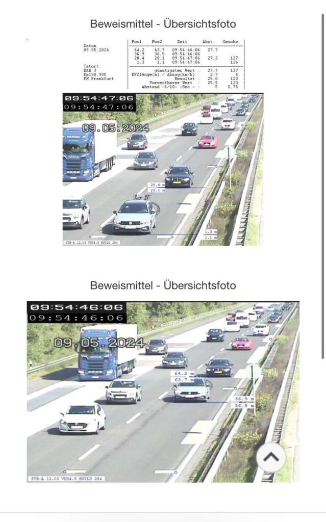 前の車までの距離は大丈夫