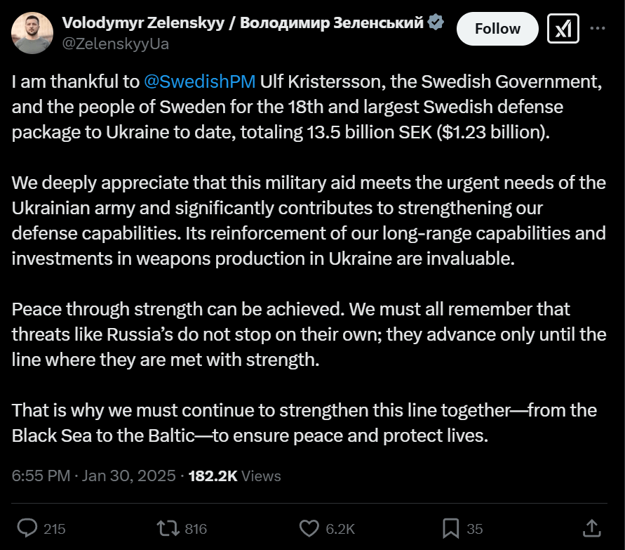 Zelenskyyありがとう
