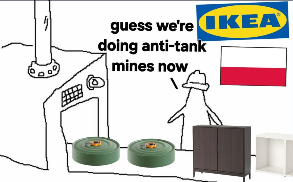 一方、ポーランドのIKEAでは