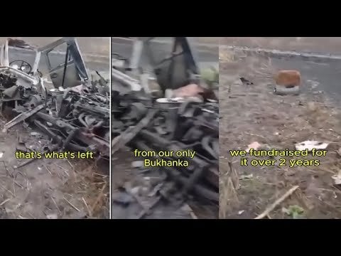 (笑) ロシア人がブハンカをクラウドファンディング：地雷で即破壊。