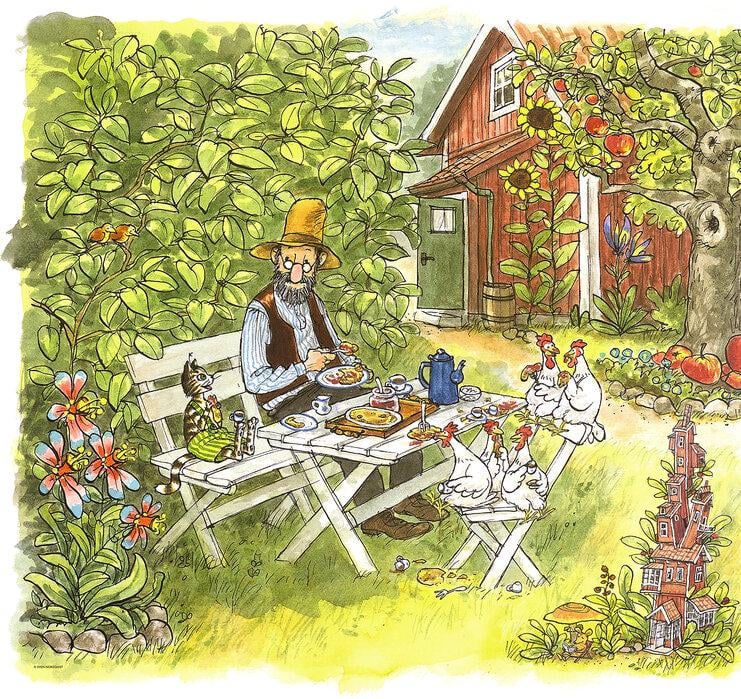 Pettson Och Findusに祝福された子供時代を持っていた非スウェーデン人の人々はいますか？