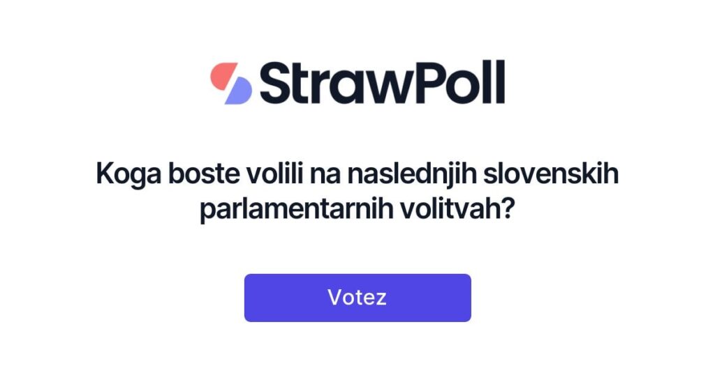 次のスロベニア議会選挙では誰に投票しますか?