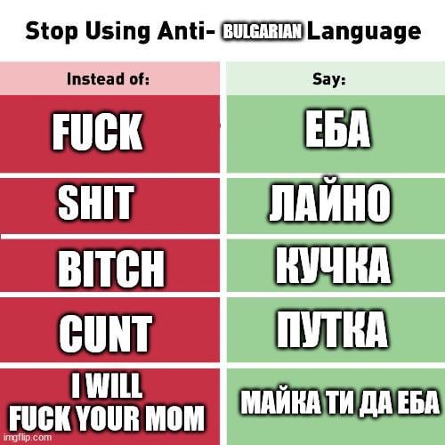 ブルガリア語の美しさ！