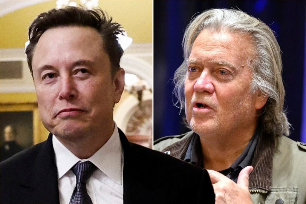 ビザ争いで「あなたの顔を剥奪するつもりだ」スティーブ・バノン氏、イーロン・マスク氏に警告