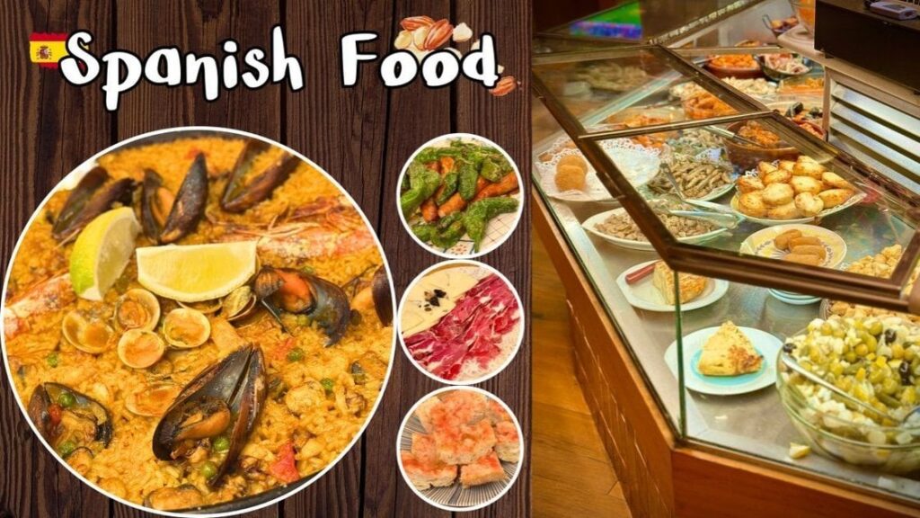 スペイン、バルセロナでのディナーはスペイン料理