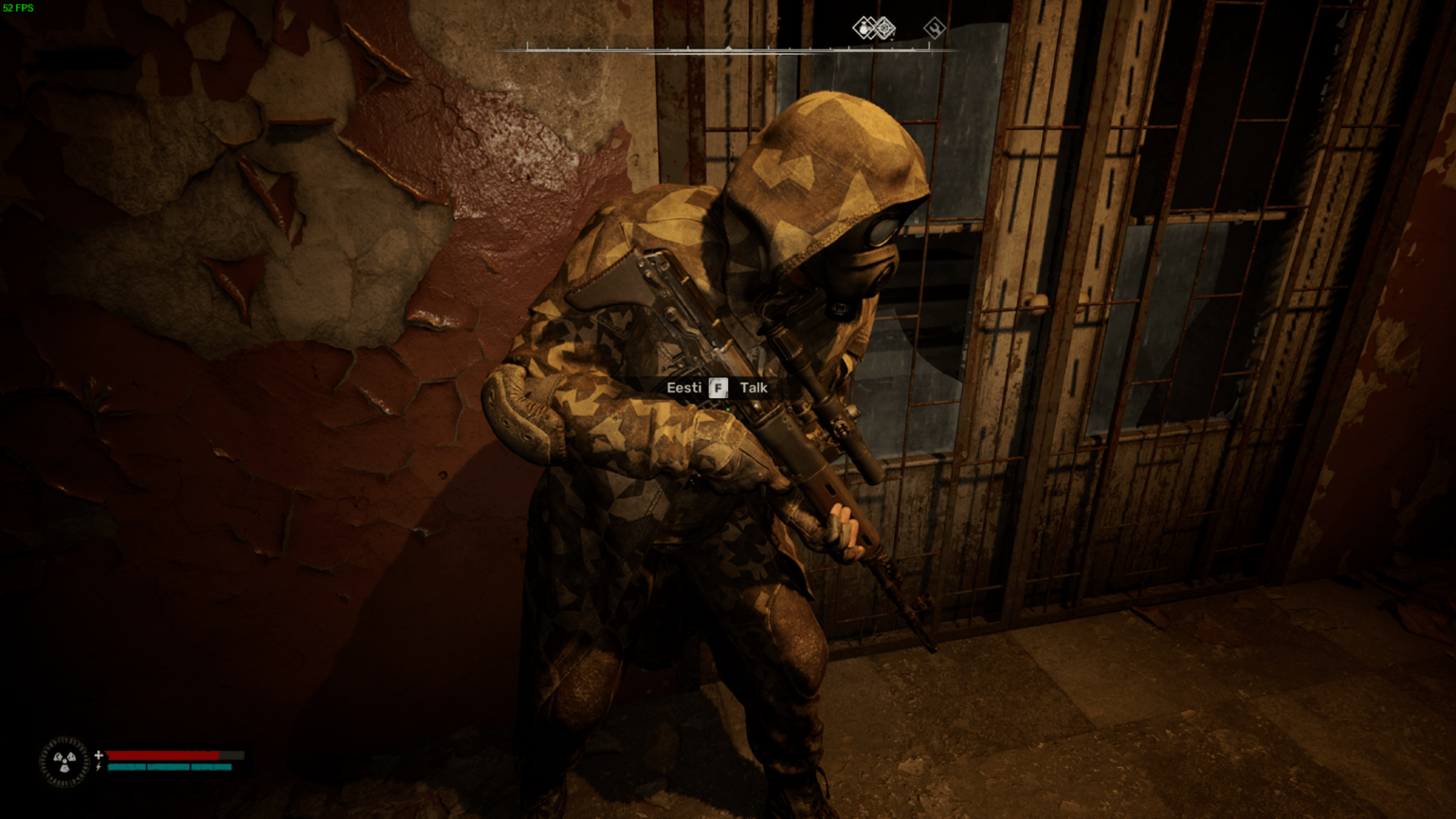 Stalker 2 コンピュータ ゲームには、「エストニア」という名前のキャラクターがいます。 「オーク」もどこかにあったのですが保存していませんでした。 （プリピャチ文化宮殿基地のドアガード、自分で探したい人は）