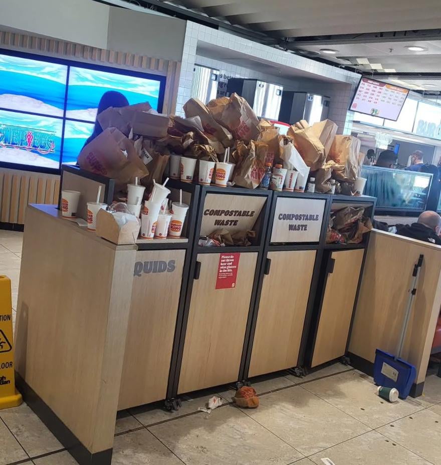 ターミナル1ダブリン空港のバーガーキング。