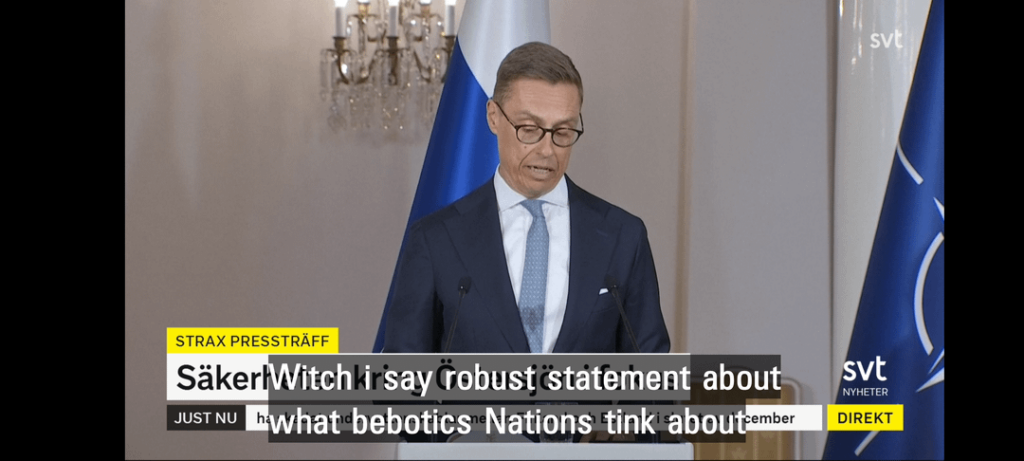 SVTの『Stubb』の字幕は最悪だ
