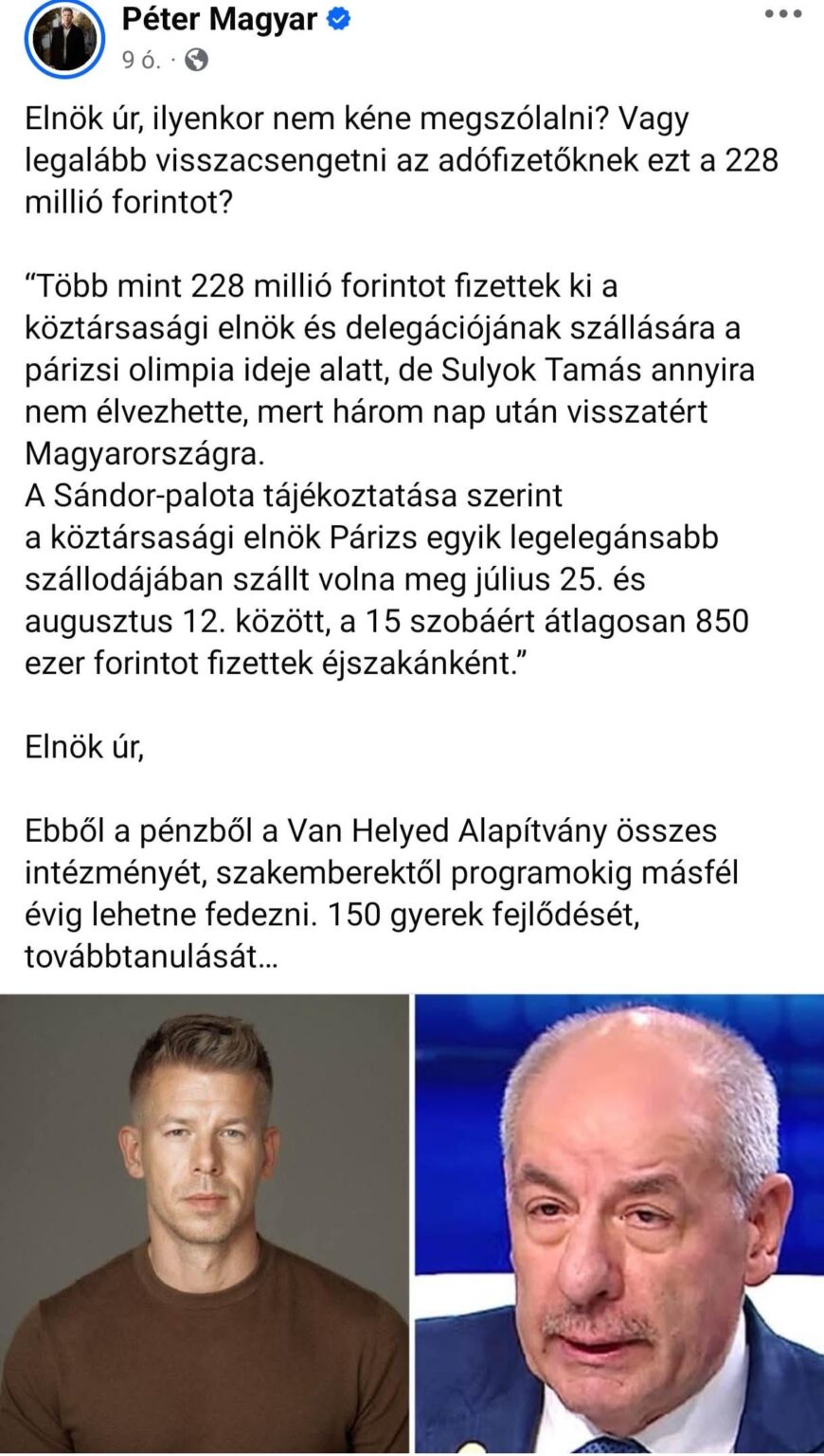 ペテル・マジャール: 大統領、今は話すべきではありませんか? ペテル・マジャール: 大統領、今は話すべきではありませんか?