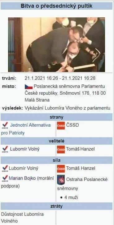 今日、私たちは大統領デスクを巡る戦いの記念日を祝います🇨🇿🇨🇿⚔️⚔️