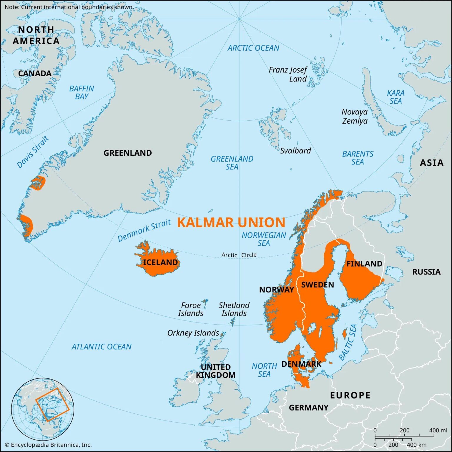 カルマル連合を取り戻す時が来ましたが、現在はノルウェーの統治下にあります