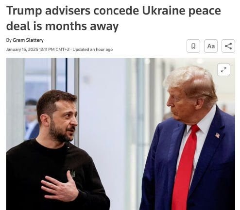 トランプ大統領がウクライナ戦争をわずか24時間で終わらせることができると言ったのを覚えているだろうか?笑。いつものように交わされた約束、破られた約束。