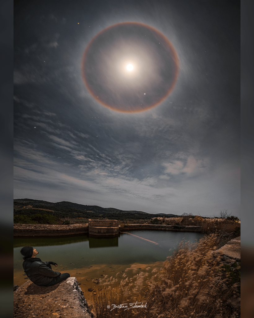 月の光輪、木星、火星、オリオン座...ブラチ島