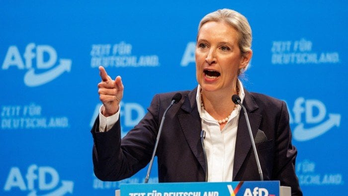 ドイツ極右AfD共同党首、大量国外追放を要求