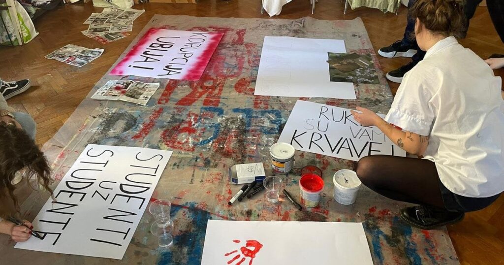 Zagrebの学生は、セルビアの同僚と一連の連帯を編成しています。「私たちはサポートを表明したい」。ヨーロッパ広場、ザグレブ、土曜日11:52。